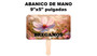ABANICO DE MANO 9"x5" pulgadas