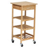 Oceanstar Bamboo Kitchen Trolley Oceanstar Bamboo Kitchen Trolley