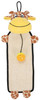 Pet Life 'Scrape-Away' Eco-Natural Sisal And Jute Hanging Carpet Cat Scratcher With Toy