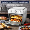 Air Fryer, Geek Chef Convection Air Fryer Toaster Oven, 4 Slice Toaster Air Fryer Oven, Roast, Bake, Broil,Reheat,Fry Oil-Free, Accessories Included, ETL Listed