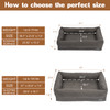 Memory Foam Dog Bed, 4'' Orthopedic Anti-Anxiety Crate Mats, Travel Couch Bed for Cute Dogs, with Durable Washable Pet Beds Cover and Pillow, Gray Memory Foam Dog Bed, 4'' Orthopedic Anti-Anxiety Crate Mats, Travel Couch Bed for Cute Dogs, with Durable Washable Pet Beds Cover and Pillow, Gray