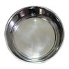 Stainless Steel Pet Bowl with Anti Skid Rubber Base and Dog Design, Gray and Black