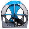 Pet Life Kitty-Play Obstacle Travel Collapsible Soft Folding Pet Cat House