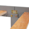 Queen Size Platform Bed with Drawers, Gray