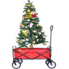 Outdoor  Folding Wagon Garden , Large Capacity Folding Wagon Garden Shopping Beach Cart ,Heavy Duty Foldable Cart, for Outdoor Activities, Beaches, Parks, Camping