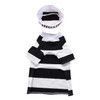 Pet Life Striped Retro Inmate Prisoner Pet Dog Costume Uniform