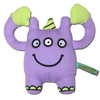 Touchdog ® Cartoon Three-eyed Monster Plush Dog Toy
