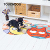Touchdog ® Cartoon Shoe-faced Monster Rounded Cat and Dog Mat