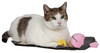 Pet Life Paw-Pleasant Eco-Natural Sisal And Jute Hanging Carpet Kitty Cat Scratcher With Toy