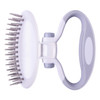 Pet Life ® 'Gyrater' Swivel Travel Dual-Rowed Grooming Undercoat Pet Rake