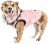 Pet Life Luxe 'Pinkachew' Charming Designer Mink Fur Dog Coat Jacket