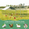 Large Walk in Shade Cage Chicken Coop with Roof Cover Large Walk in Shade Cage Chicken Coop with Roof Cover