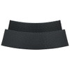 5 Piece Garden Bar Set with Cushions Black