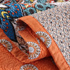 100% Cotton Quilt Set 3PCS Reversible Bedspread Lightweight Coverlet Set for Queen/Full Size Bed All Season Use