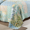 100% Cotton Quilt Set 3PCS Reversible Bedspread Lightweight Coverlet Set for Queen/Full Size Bed All Season Use