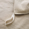 100% Washed Cotton Duvet Cover King Size, Beige Fade-Resistant Natural Bedding Set (No Comforter)