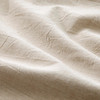 100% Washed Cotton Duvet Cover King Size, Beige Fade-Resistant Natural Bedding Set (No Comforter)
