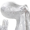 DunaWest 6 Inches Polyresin Frame Octopus Figurine, Silver