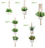 Macrame Plant Hangers with Hooks Hemp Rope Braided Hanging Planter Baskets