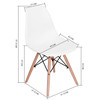 Dining Chair WHITE 6PCS A
