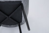 Fashion Simple Dining Chair 2-Piece Set, Metal Stool Legs With Large Upholstery, Leisure Chair With