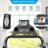 Compact Electric Folding Running and Fitness Treadmill with LED Display