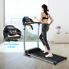 Compact Electric Folding Running and Fitness Treadmill with LED Display