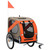 Dog Bike Trailer Orange and Brown Dog Bike Trailer Orange and Brown