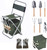 Bosonshop 9 PCS Garden Tools Set Ergonomic Wooden Handle Sturdy Stool with Detachable Tool Kit Perfect for Different Kinds of Gardening Bosonshop 9 PCS Garden Tools Set Ergonomic Wooden Handle Sturdy Stool with Detachable Tool Kit Perfect for Different Kinds of Gardening