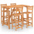 5 Piece Patio Bar Set Solid Acacia Wood 5 Piece Patio Bar Set Solid Acacia Wood