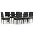 9 Piece Garden Dining Set Poly Rattan Black 9 Piece Garden Dining Set Poly Rattan Black