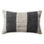 DunaWest 12 x 20 Rectangular Soft Cotton Dhurrie Accent Lumbar Throw Pillow, Kilim Pattern, Gray, White DunaWest 12 x 20 Rectangular Soft Cotton Dhurrie Accent Lumbar Throw Pillow, Kilim Pattern, Gray, White