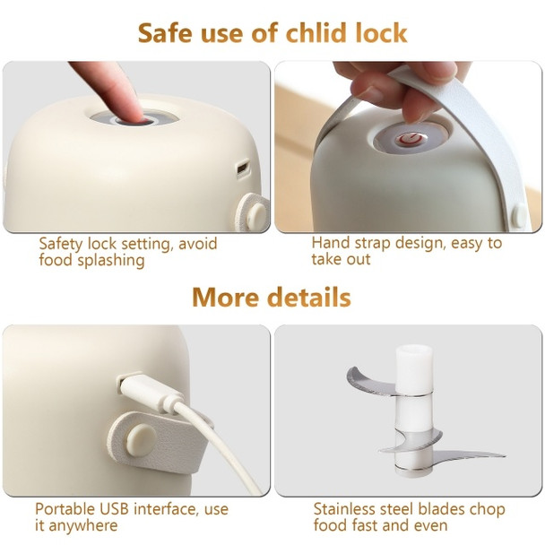 K56-20 Mini Food Chopper Electric Food Processor Cordless Onion Garlic Chopper Portable Vegetable Mincer Meat Blender with 250ml Capacity K56-20 Mini Food Chopper Electric Food Processor Cordless Onion Garlic Chopper Portable Vegetable Mincer Meat Blender with 250ml Capacity