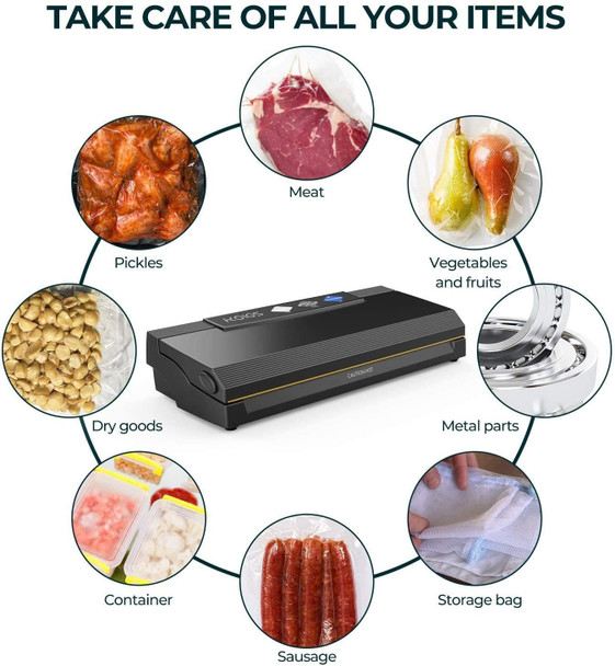 KOIOS 80Kpa Automatic Vacuum Food Sealer Machine KOIOS 80Kpa Automatic Vacuum Food Sealer Machine
