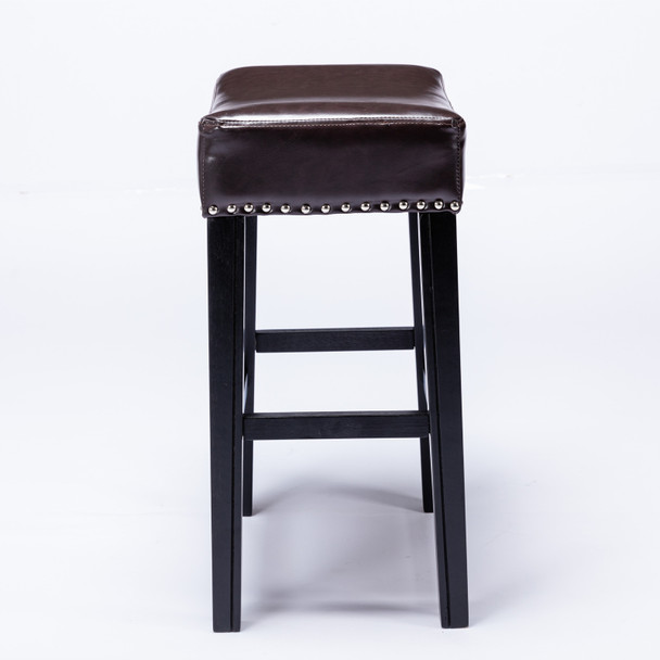  Backless Bar Stools, 2-Pcs Set