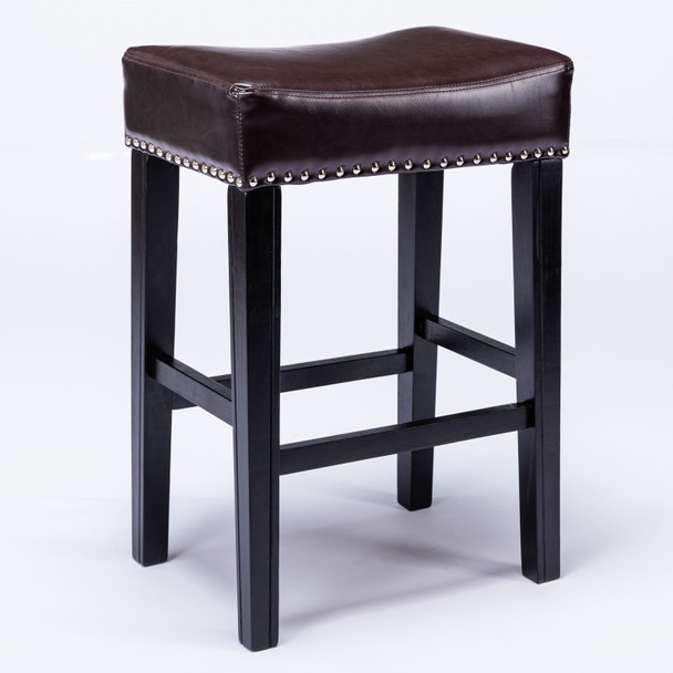  Backless Bar Stools, 2-Pcs Set