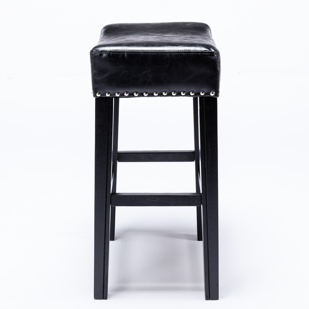  Backless Bar Stools, 2-Pcs Set