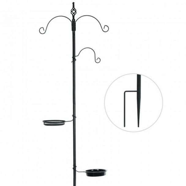 The Bird Feeding Station Multi Feeder Hanging Kit With Bird Bath Tray and Hanging Hook The Bird Feeding Station Multi Feeder Hanging Kit With Bird Bath Tray and Hanging Hook