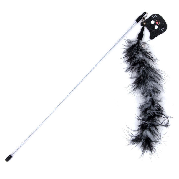 Touchcat ® Tail-Feather Designer Wand Cat Teaser