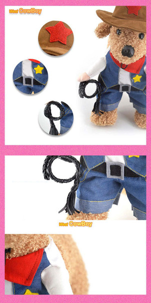 Pet Life 'Rodeo Bones' Cowboy Pet Dog Costume Uniform Pet Life 'Rodeo Bones' Cowboy Pet Dog Costume Uniform