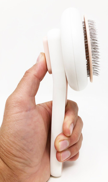 Pet Life ® 'Concepto' Modern Bristle Grooming Pet Deshedder Comb