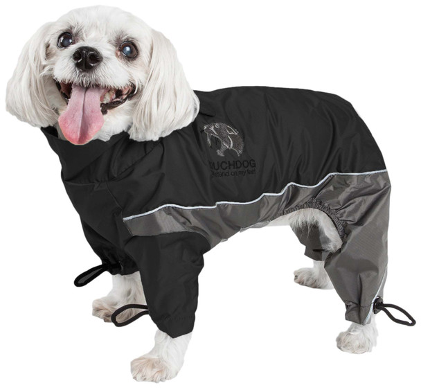 Touchdog Quantum-Ice Full-Bodied Adjustable and 3M Reflective Dog Jacket w/ Blackshark Technology Touchdog Quantum-Ice Full-Bodied Adjustable and 3M Reflective Dog Jacket w/ Blackshark Technology
