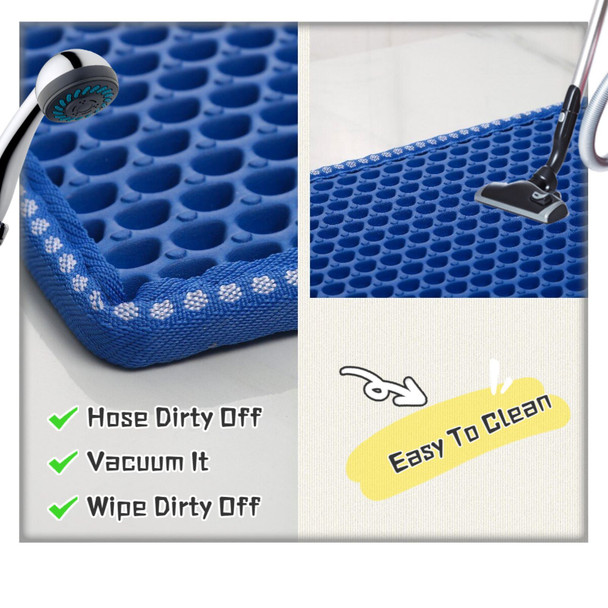 Indoor And Outdoor Easy Clean Double Layer Mats Cat Litter Mat