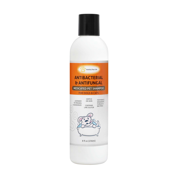 Lime Sulfur Pet Shampoo - Pet Care and Veterinary Solution for Itchy and Dry Skin - Safe for Dog, Cat, Puppy, Kitten, Horse