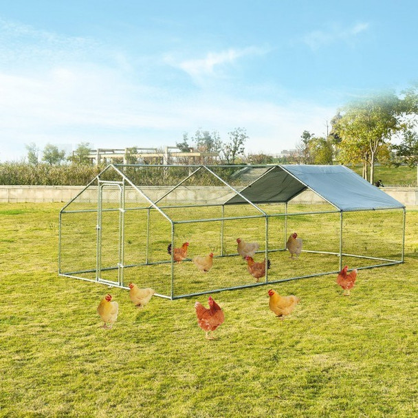 Large Walk in Shade Cage Chicken Coop with Roof Cover