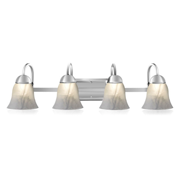 Bath Light 4-Light LED Brushed Nickel Vanity
