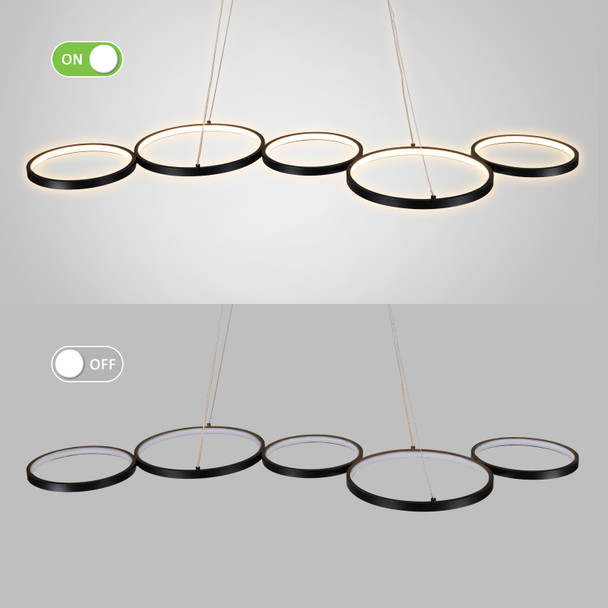 Circular Home LED line light with 40.9x16.9inch, monochromatic temperature XH Circular Home LED line light with 40.9x16.9inch, monochromatic temperature XH