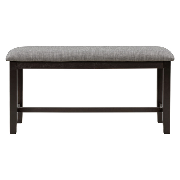 6-Piece Kitchen Dining Table Set Wooden Rectangular Dining Table, 4 Dining Chairs and Bench Family Furniture for 6 People 6-Piece Kitchen Dining Table Set Wooden Rectangular Dining Table, 4 Dining Chairs and Bench Family Furniture for 6 People