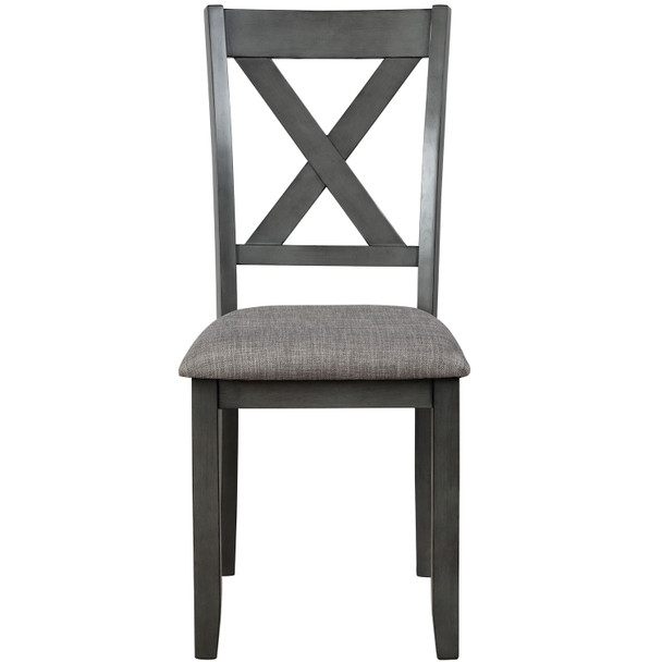 6-Piece Kitchen Dining Table Set Wooden Rectangular Dining Table, 4 Dining Chairs and Bench Family Furniture for 6 People 6-Piece Kitchen Dining Table Set Wooden Rectangular Dining Table, 4 Dining Chairs and Bench Family Furniture for 6 People