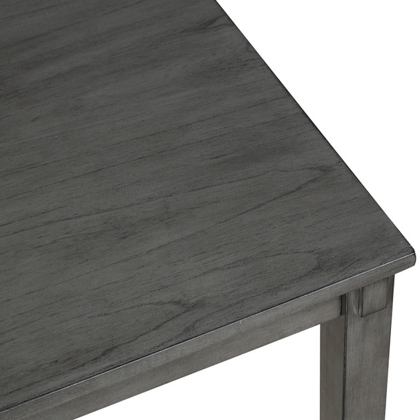 6-Piece Kitchen Dining Table Set Wooden Rectangular Dining Table, 4 Dining Chairs and Bench Family Furniture for 6 People 6-Piece Kitchen Dining Table Set Wooden Rectangular Dining Table, 4 Dining Chairs and Bench Family Furniture for 6 People